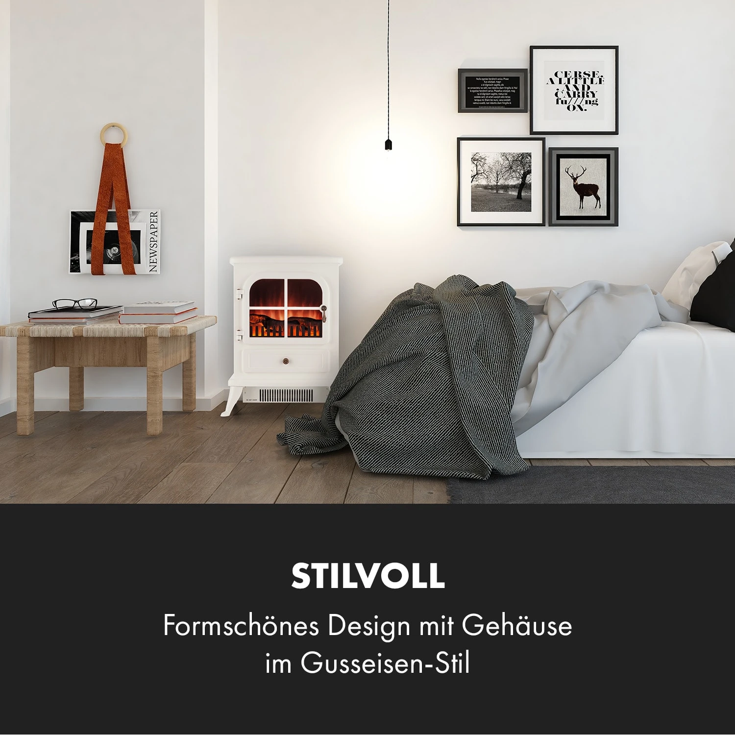 St. Moritz Elektrischer Kamin 1650W/1850W Flammenillusion Rauchfrei 2 St. Moritz Elektrischer Kamin 1650W/1850W Flammenillusion Rauchfrei – Bild 2