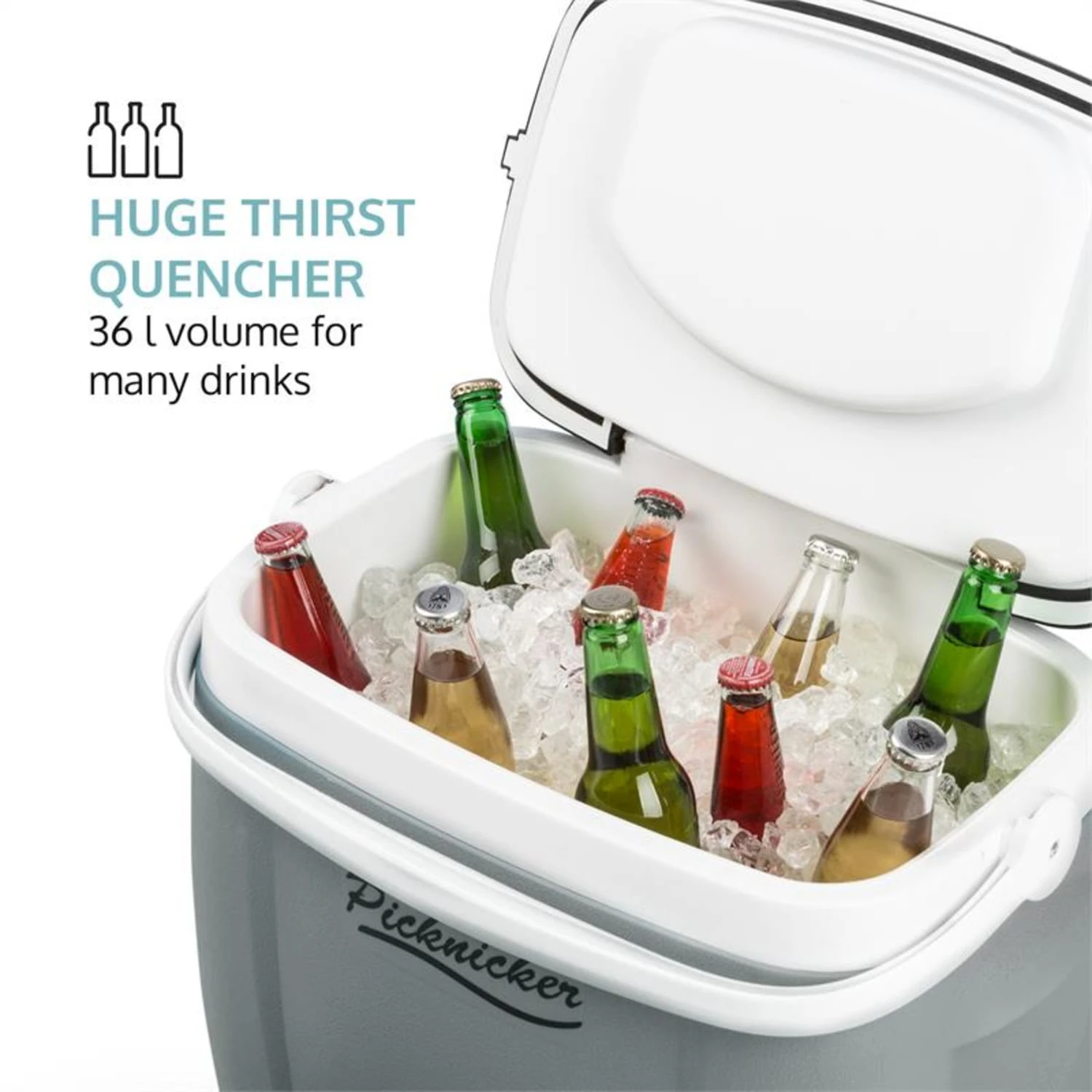 Picknicker Trolley Music Cooler 36l Trolley-Kühlbox BT-Lautsprecher – Bild 3