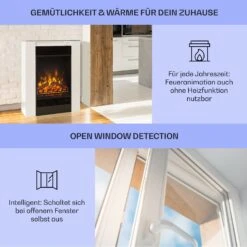  Studio 5 Elektrischer Kamin Heizlüfter 900/1800 W Fernbedienung -Haushaltsgeräte Geschäft 10031572 de 0004 usp