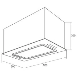 HEKTOR Dunstabzugshaube Beleuchtung Aluminium-Filter Timer 18 HEKTOR Dunstabzugshaube Beleuchtung Aluminium-Filter Timer -Haushaltsgeräte Geschäft 10031695 yy 0009 dimensions