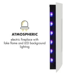 Lausanne Elektrischer Kamin 1000 Oder 2000 Watt 7 Verschiedene Hintergrundfarben Aus Glas -Haushaltsgeräte Geschäft 10031843 yy 0004 logo Klarstein Lausanne Elektrischer Kamin weiss