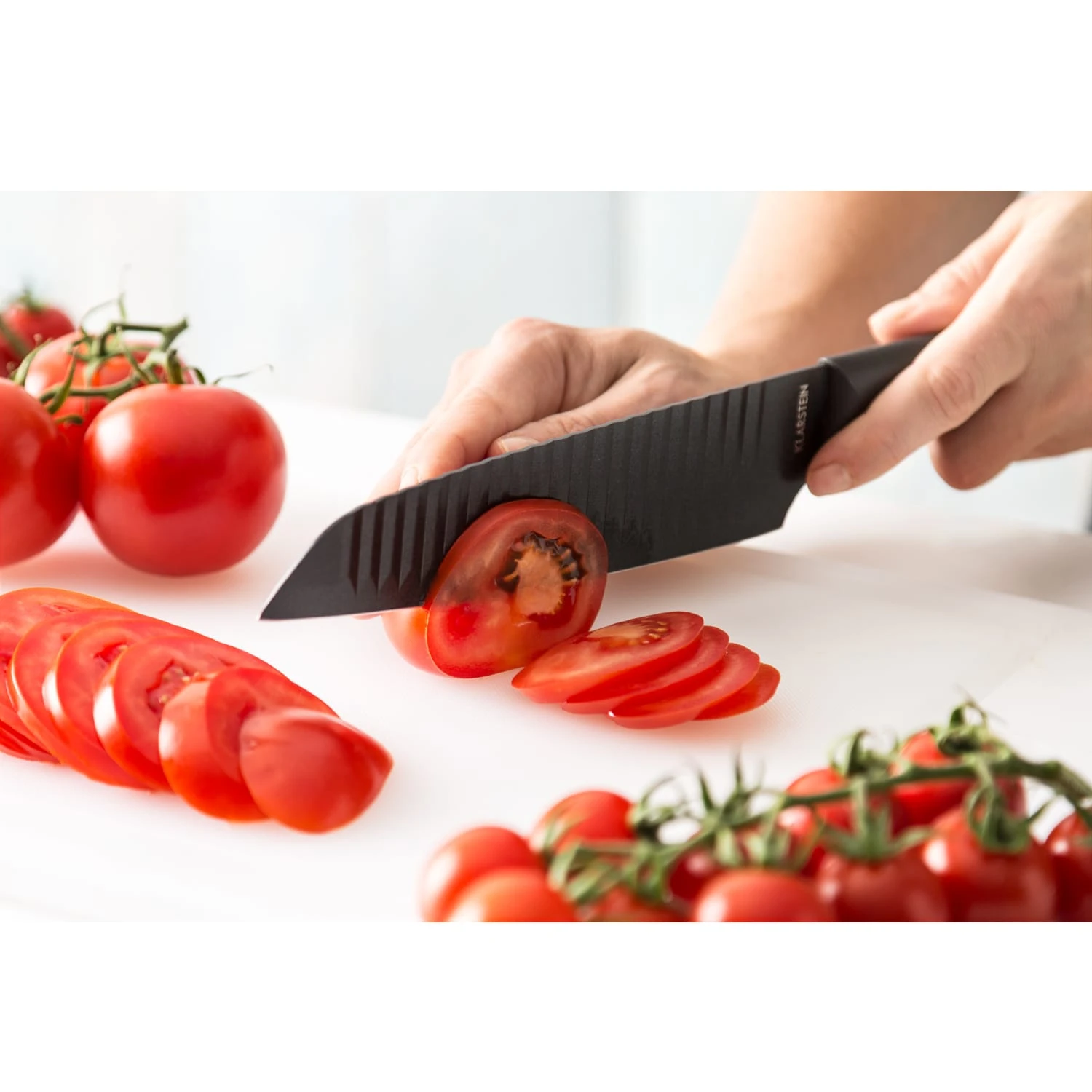 Kissaki Messerset Magnetisch Antihaftversiegelung Wellenform Schwarz 2 Kissaki Messerset Magnetisch Antihaftversiegelung Wellenform Schwarz – Bild 2