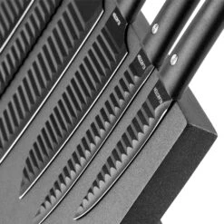 Kissaki Messerset Magnetisch Antihaftversiegelung Wellenform Schwarz 9 Kissaki Messerset Magnetisch Antihaftversiegelung Wellenform Schwarz -Haushaltsgeräte Geschäft 10031844 yy 0004 logo