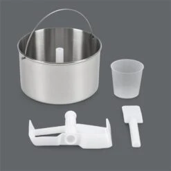 Vanilly Sky Family Eiscremebereiter Frozen Yoghurt 250W 2,5l Schwarz -Haushaltsgeräte Geschäft 10031848 yy 0007 detail Klarstein Vanilly Sky Family Eiscremebereiter schwarz