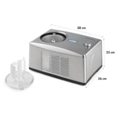 Yo & Yummy 2-in-1 Eiscremebereiter & Yoghurt Maker 150W 1,5l Edelstahl -Haushaltsgeräte Geschäft 10031849 yy 0006 logo Klarstein Yo Yummy 2in1 Eiscremebereiter