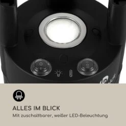 Primal Heat 65 Bistrotisch Karbon-IR-Heizelement 1200W LED 65cm Glas -Haushaltsgeräte Geschäft 10031874 de 0007 logo