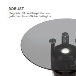 Primal Heat 65 Bistrotisch Karbon-IR-Heizelement 1200W LED 65cm Glas -Haushaltsgeräte Geschäft 10031874 de 0008 logo