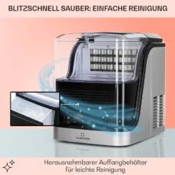 Kristall Eiswürfelmaschine Kristalleis 2 Größen 2,5l Wassertank -Haushaltsgeräte Geschäft 10031891 de 0005 usp