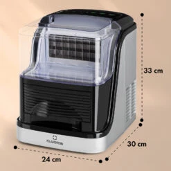 Kristall Eiswürfelmaschine Kristalleis 2 Größen 2,5l Wassertank -Haushaltsgeräte Geschäft 10031891 yy 0011 dimensions