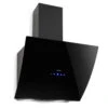 Annabelle 60 Dunstabzugshaube Glas 595 M³/h Touch-Armatur Schwarz