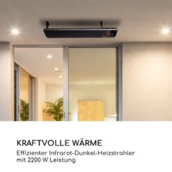 Cosmic Beam Ultra Infrarot-Heizstrahler 2200W IPX4 Fernbedienung 11 Cosmic Beam Ultra Infrarot-Heizstrahler 2200W IPX4 Fernbedienung -Haushaltsgeräte Geschäft 10031978 de 0003 logo