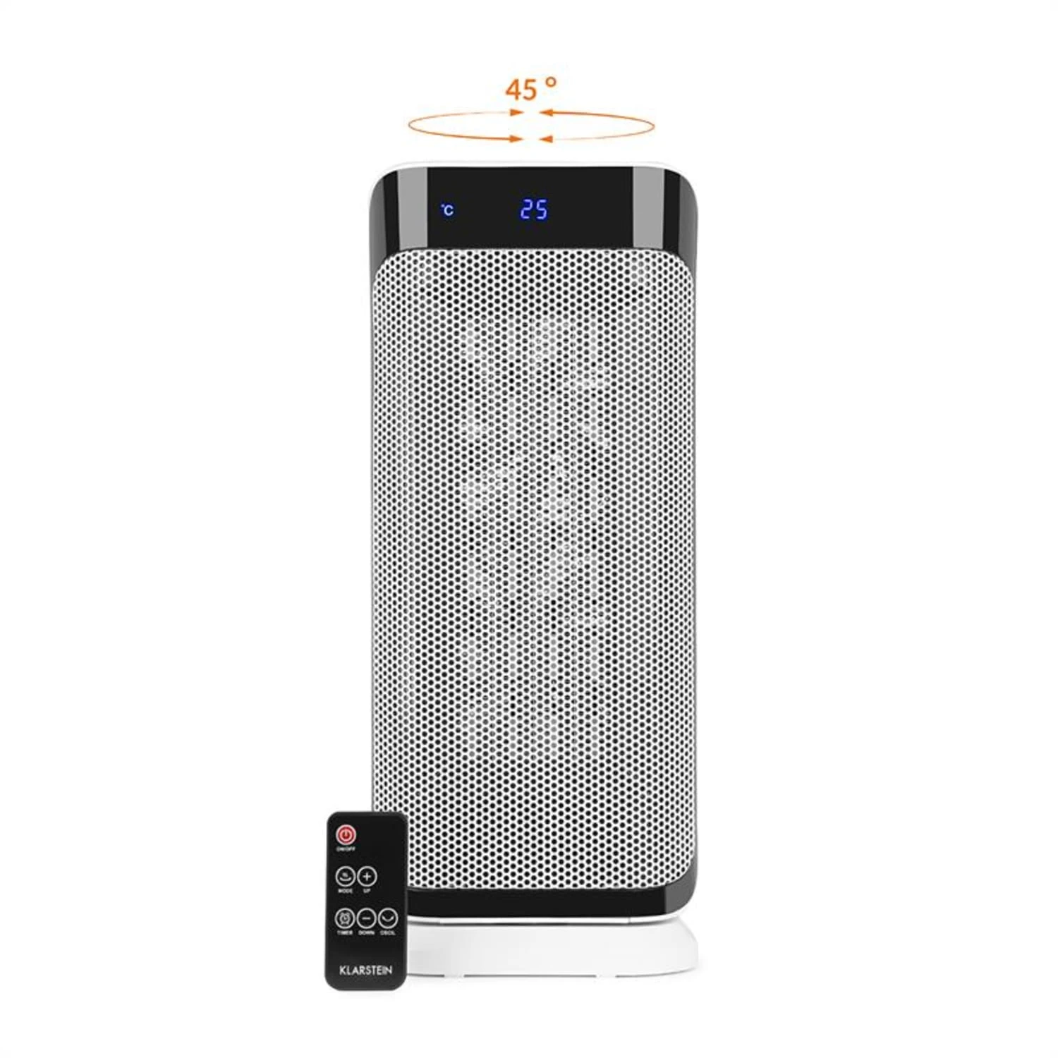 Chaval Heizturm 2.000 W Thermostat Timer Fernbedienung Weiß 3 Chaval Heizturm 2.000 W Thermostat Timer Fernbedienung Weiß – Bild 3