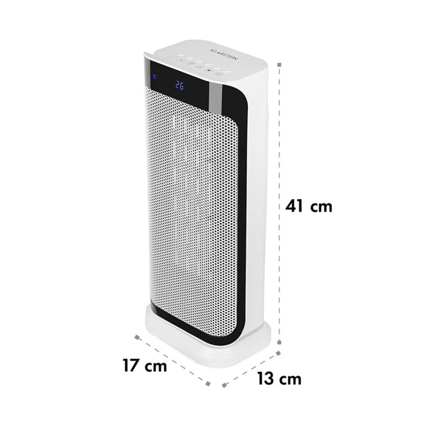 Chaval Heizturm 2.000 W Thermostat Timer Fernbedienung Weiß 7 Chaval Heizturm 2.000 W Thermostat Timer Fernbedienung Weiß – Bild 7