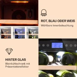 Vinovilla 17 Built-In Duo Weinkühlschrank 2 Zonen 53l 17 Fl. Glastür -Haushaltsgeräte Geschäft 10032030 de 0003 logo