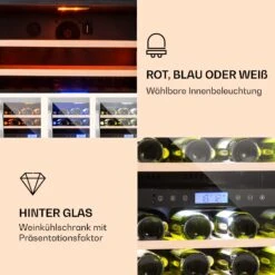 Vinovilla 43 Built-In Duo Weinkühlschrank 2 Zonen 129l 43 Fl Glastür -Haushaltsgeräte Geschäft 10032031 de 0003 logo