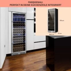 Vinovilla Grande 165 Built-in Uno Weinkühlschrank 425l 165Fl. Glastür -Haushaltsgeräte Geschäft 10032033 de 0006 usp