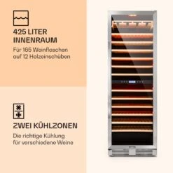 Vinovilla Grande 165 Built-in Duo Weinkühlschrank 425l 165Fl. Glastür -Haushaltsgeräte Geschäft 10032034 de 0003 logo
