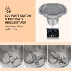 GrandPrix Küchenmaschine 500W / 1000W 2,5l Edelstahl-Rührschüssel -Haushaltsgeräte Geschäft 10032089 de 0003 logo