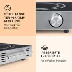 VariCook Duo Kochplatte 3000W Edelstahlgehäuse Tragegriffe 9 VariCook Duo Kochplatte 3000W Edelstahlgehäuse Tragegriffe -Haushaltsgeräte Geschäft 10032124 de 0004 logo