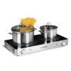 VariCook Duo Kochplatte 3000W Edelstahlgehäuse Tragegriffe