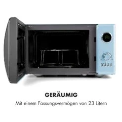 Fine Dinesty 2-in-1-Mikrowelle: 23l 800W / Grill: 1000W Blau 13 Fine Dinesty 2-in-1-Mikrowelle: 23l 800W / Grill: 1000W Blau -Haushaltsgeräte Geschäft 10032201 de 0006 logo