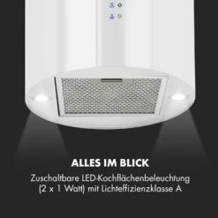 Barett Inselabzugshaube Ø35cm Umluft 558 M³/h LED Aktivkohlefilter -Haushaltsgeräte Geschäft 10032302 de 0008 logo