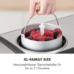 Dolce Bacio Eiscremebereiter Kompressor 2l LCD-Display Touch Edelstahl -Haushaltsgeräte Geschäft 10032322 de 0004 logo