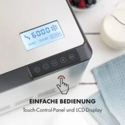 Dolce Bacio Eiscremebereiter Kompressor 2l LCD-Display Touch Edelstahl -Haushaltsgeräte Geschäft 10032322 de 0006 logo