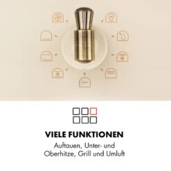 Victoria Einbaubackofen Retro-Design 9 Funktionen 50-250°C Elfenbein 13 Victoria Einbaubackofen Retro-Design 9 Funktionen 50-250°C Elfenbein -Haushaltsgeräte Geschäft 10032485 de 0004 logo