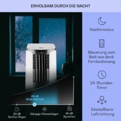 New Breeze ECO Mobile Klimaanlage 10.000 BTU / 2,9 KW EEK A+ -Haushaltsgeräte Geschäft 10032511 de 0004 usp