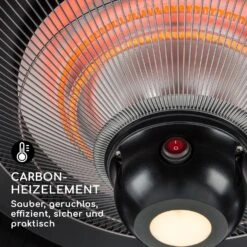 Venice Heat Terrassenheizstrahler 800/1000/1800W Fernbedienung Schwarz 14 Venice Heat Terrassenheizstrahler 800/1000/1800W Fernbedienung Schwarz -Haushaltsgeräte Geschäft 10032517 de 0004 logo