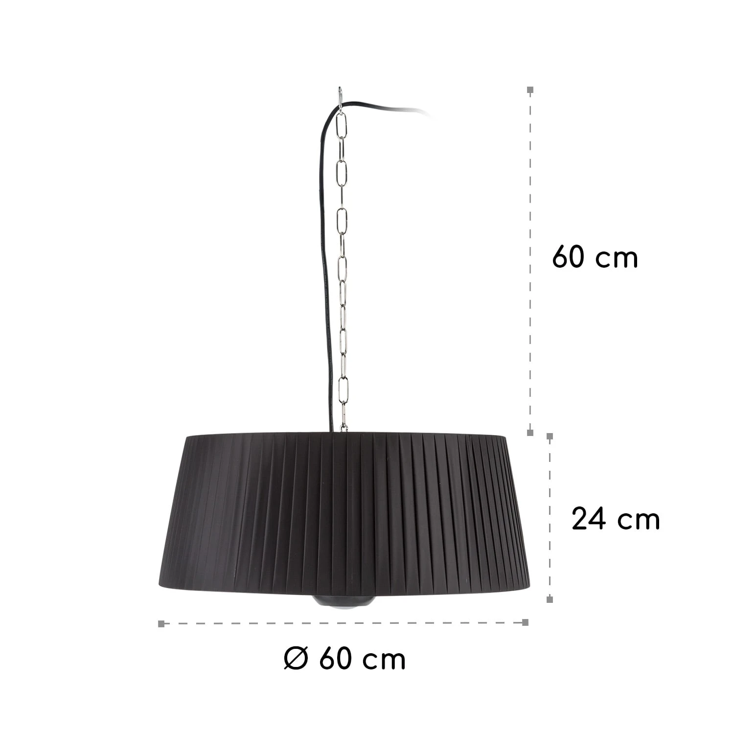 Venice Heat Terrassenheizstrahler 800/1000/1800W Fernbedienung Schwarz 10 Venice Heat Terrassenheizstrahler 800/1000/1800W Fernbedienung Schwarz – Bild 10