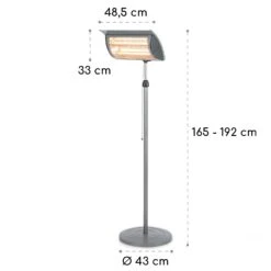 Heat Guard Focus Terrassenheizstrahler IR ComfortHeat 1000/2000W -Haushaltsgeräte Geschäft 10032518 yy 0008 logo