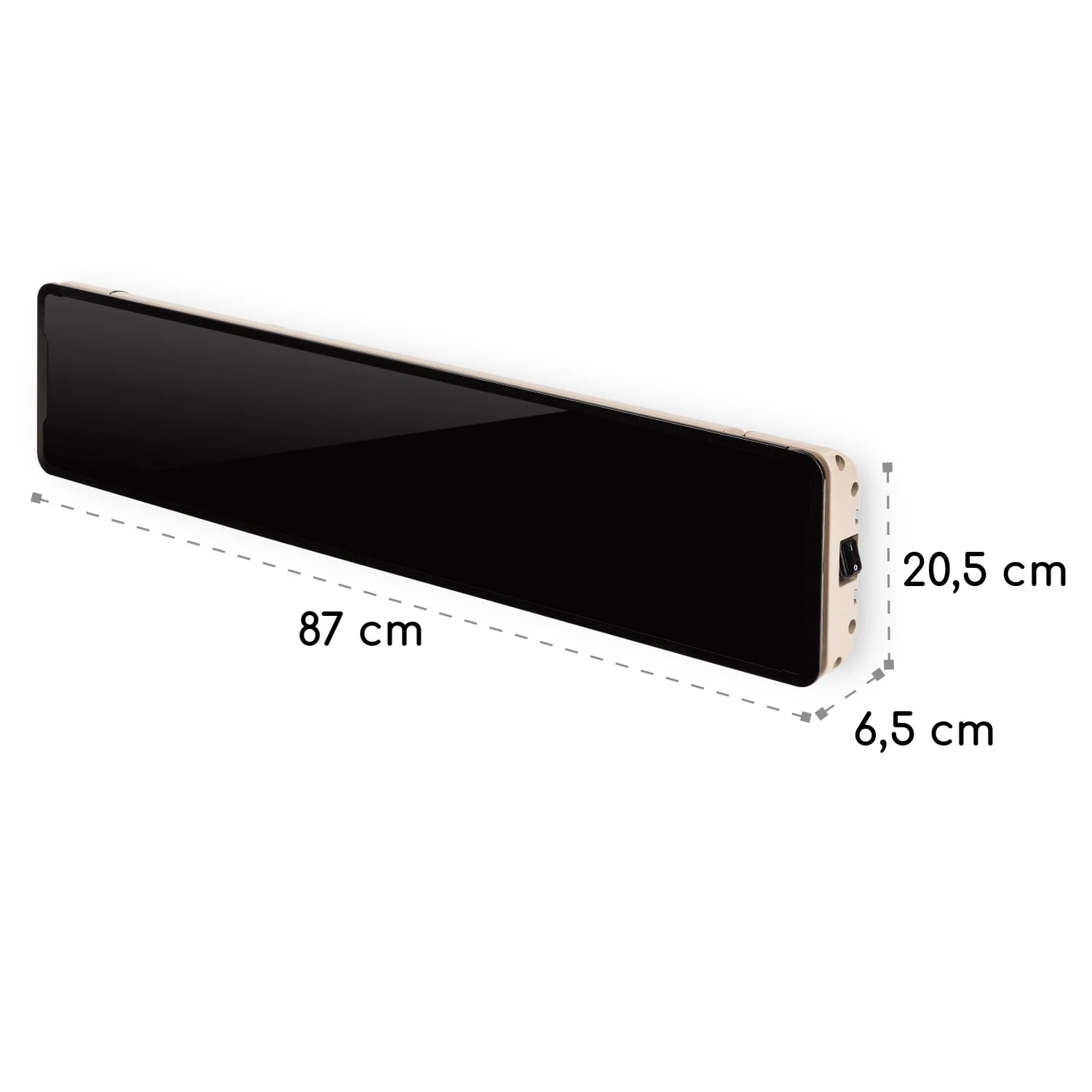 Phantom Heizstrahler Aluminium 900/1800W Fernbedienung Grau 9 Phantom Heizstrahler Aluminium 900/1800W Fernbedienung Grau – Bild 9