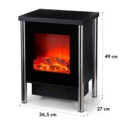 Copenhagen Elektrischer Kamin 950/1900W Thermostat Glasfront 15 Copenhagen Elektrischer Kamin 950/1900W Thermostat Glasfront -Haushaltsgeräte Geschäft 10032588 yy 0008 logo Klarstein Copenhagen Elektrischer Kamin schwarz