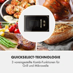 Victoria 20 Einbau-Mikrowelle, 20 L, 800 W, Grill: 1000 W, Schwarz 15 Victoria 20 Einbau-Mikrowelle, 20 L, 800 W, Grill: 1000 W, Schwarz -Haushaltsgeräte Geschäft 10032591 de 0006 logo