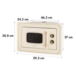 Victoria 20 Einbau-Mikrowelle, 20 L, 800 W, Grill: 1000 W, Elfenbein 19 Victoria 20 Einbau-Mikrowelle, 20 L, 800 W, Grill: 1000 W, Elfenbein -Haushaltsgeräte Geschäft 10032592 yy 0010 logo