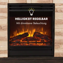 Kaprun Elektrischer Kamin 1800W Steindekor Polystone Fernbedienung -Haushaltsgeräte Geschäft 10032596 de 0007 logo