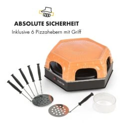 Capricciosa Pizzaofen 1500W Abdeckung Aus Terracotta Warmhaltefunktion -Haushaltsgeräte Geschäft 10032597 de 0008 logo