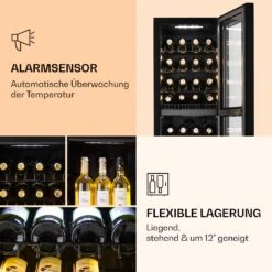 Shiraz 39 Duo Weinkühlschrank 2 Zonen 105l 39 Flaschen -Haushaltsgeräte Geschäft 10032661 de 0006 logo