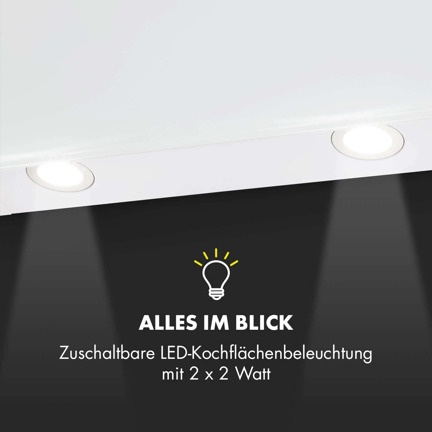 Annabelle 90 Dunstabzugshaube Glas 595 M³/h Touch-Armatur Weiß 6 Annabelle 90 Dunstabzugshaube Glas 595 M³/h Touch-Armatur Weiß – Bild 6