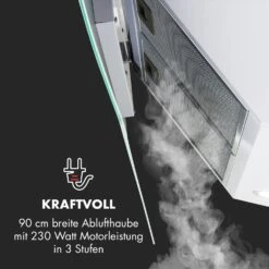 Annabelle 90 Dunstabzugshaube Glas 595 M³/h Touch-Armatur Weiß 16 Annabelle 90 Dunstabzugshaube Glas 595 M³/h Touch-Armatur Weiß -Haushaltsgeräte Geschäft 10032685 de 0007 logo