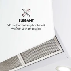 Annabelle 90 Dunstabzugshaube Glas 595 M³/h Touch-Armatur Weiß 17 Annabelle 90 Dunstabzugshaube Glas 595 M³/h Touch-Armatur Weiß -Haushaltsgeräte Geschäft 10032685 de 0008 logo