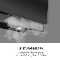 Aurica 90 Dunstabzugshaube, 90 Cm, Wandanbau, 165 W, Schwarz -Haushaltsgeräte Geschäft 10032766 de 0003 logo