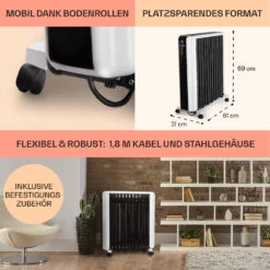 Thermaxx 2500 Ölradiator 2500W 5-35° C 24h-Timer Weiß/schwarz 15 Thermaxx 2500 Ölradiator 2500W 5-35° C 24h-Timer Weiß/schwarz -Haushaltsgeräte Geschäft 10032775 de 0006 usp