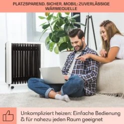 Thermaxx 2500 Ölradiator 2500W 5-35° C 24h-Timer Weiß/schwarz 16 Thermaxx 2500 Ölradiator 2500W 5-35° C 24h-Timer Weiß/schwarz -Haushaltsgeräte Geschäft 10032775 de 0007 usp