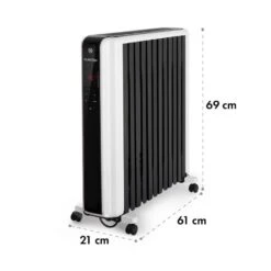 Thermaxx 2500 Ölradiator 2500W 5-35° C 24h-Timer Weiß/schwarz 19 Thermaxx 2500 Ölradiator 2500W 5-35° C 24h-Timer Weiß/schwarz -Haushaltsgeräte Geschäft 10032775 yy 0010 logo Klarstein Thermaxx 2500 oelradiator weiss schwarz