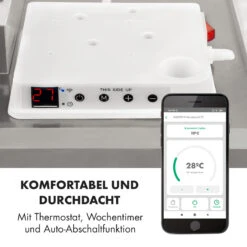 Wonderwall Smart Infrarotheizung 60x60cm App 360W Wochentimer IP24 -Haushaltsgeräte Geschäft 10032784 de 0008 logo