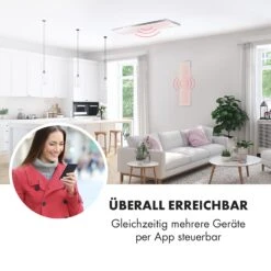 Wonderwall Smart Infrarotheizung 100x30cm App 300W Wochentimer IP24 -Haushaltsgeräte Geschäft 10032785 de 0003 logo