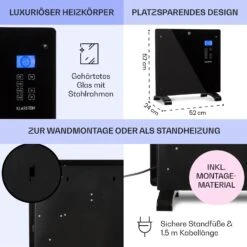 Norderney Konvektions-Heizgerät Thermostat Timer 1000W 20m² 13 Norderney Konvektions-Heizgerät Thermostat Timer 1000W 20m² -Haushaltsgeräte Geschäft 10032787 de 0006 usp